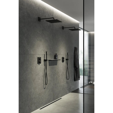 Grohe RSH MONO 11IN SHOWERHEAD WALL MOUNT Matte Black 265702430 - Plumbing Market