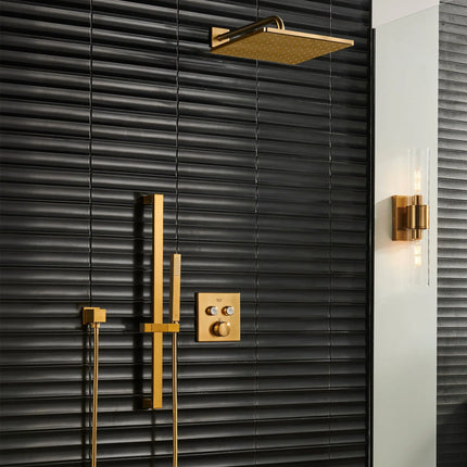 Grohe RSH MONO 310 MONO HEADSHOWER CUBE 6,6L U  Brushed Cool Sunrise 26570GN0 - Plumbing Market