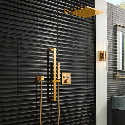 Grohe RSH MONO 310 MONO HEADSHOWER CUBE 6,6L U  Brushed Cool Sunrise 26570GN0 - Plumbing Market