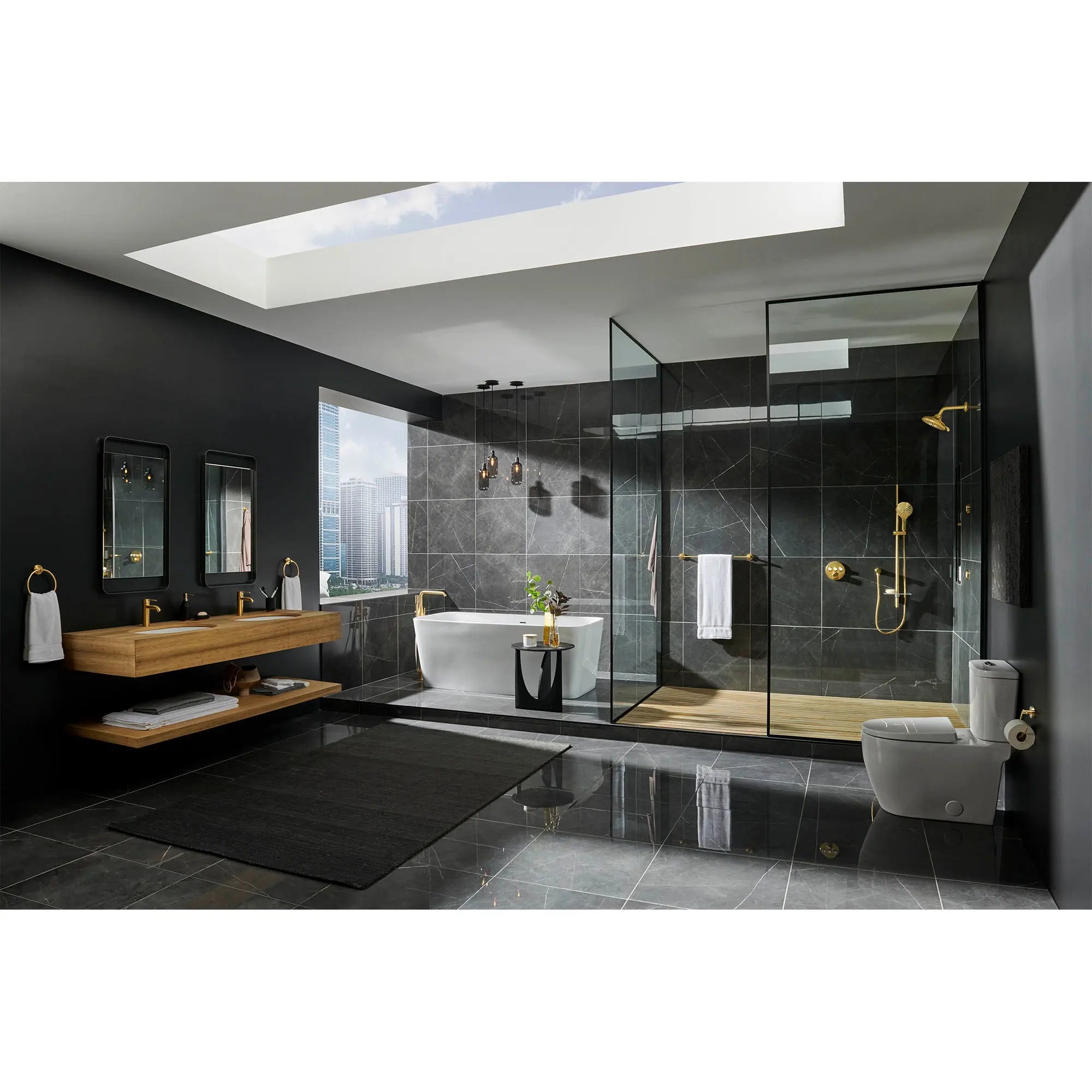 Grohe RSH SMARTACTIVE 165 SHOWERHEAD,1.75GPM R  Brushed Cool Sunrise 26789GN0 - Plumbing Market