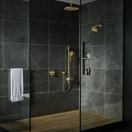 Grohe RSH SMARTACTIVE 165 SHOWERHEAD,1.75GPM R  Brushed Cool Sunrise 26789GN0 - Plumbing Market