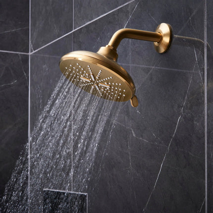 Grohe RSH SMARTACTIVE 165 SHOWERHEAD,1.75GPM R  Brushed Cool Sunrise 26789GN0 - Plumbing Market