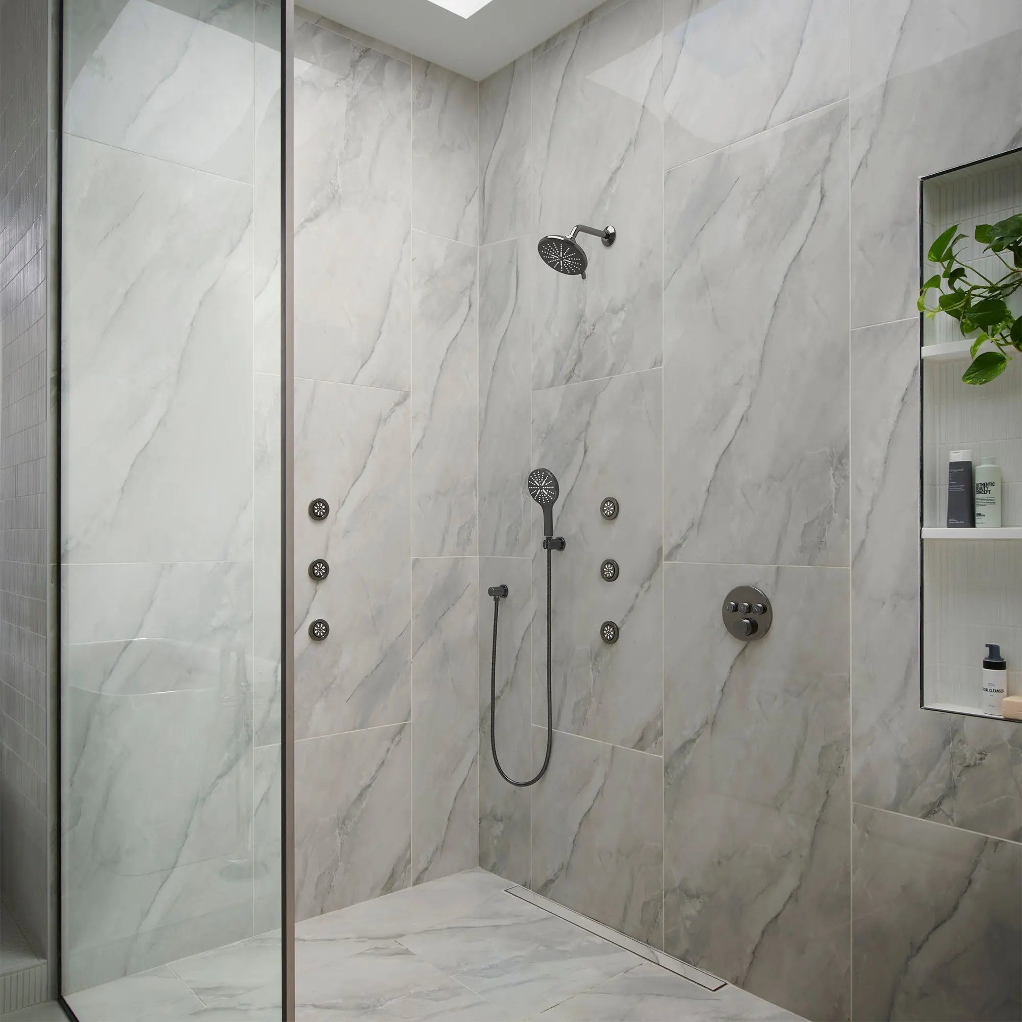 Grohe RSH SMARTACTIVE 165 SHOWERHEAD,1.75GPM R  Hard Graphite 26789A00 - Plumbing Market