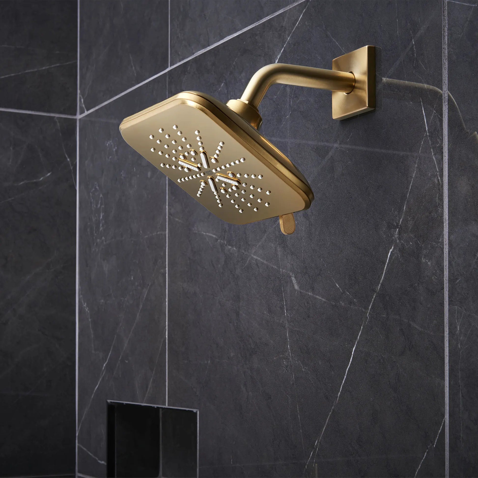 Grohe RSH SMARTACTIVE 165 SHOWERHEAD,1.75GPM S  Brushed Cool Sunrise 26797GN0 - Plumbing Market