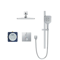 Grohe Rainshower GrohTherm 2-Handle Thermostatic Dual Function Shower Kit - Plumbing Market