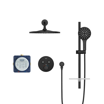 Grohe Rainshower Smart Control Thermostatic Dual Function Shower Kit - Plumbing Market