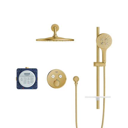 Grohe Rainshower Smart Control Thermostatic Dual Function Shower Kit - Plumbing Market