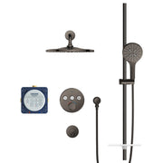 Grohe Rainshower SmartControl Thermostatic Triple Function Shower Kit Graphite - Plumbing Market