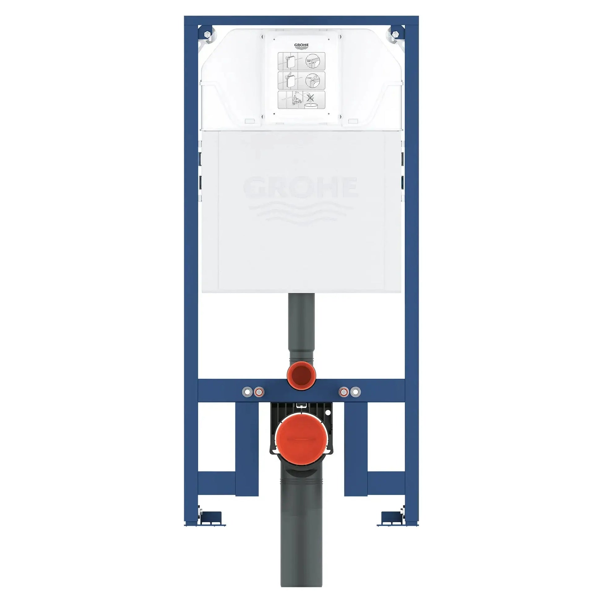 Grohe Rapid SL Slim 2” x 4” In-Wall Carrier for Toilet 39688000 - Plumbing Market