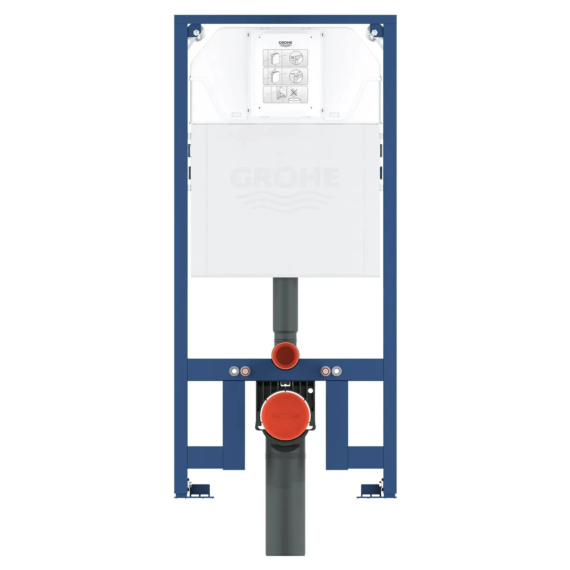 Grohe Rapid SL Slim 2” x 4” In-Wall Carrier for Toilet 39688000 - Plumbing Market