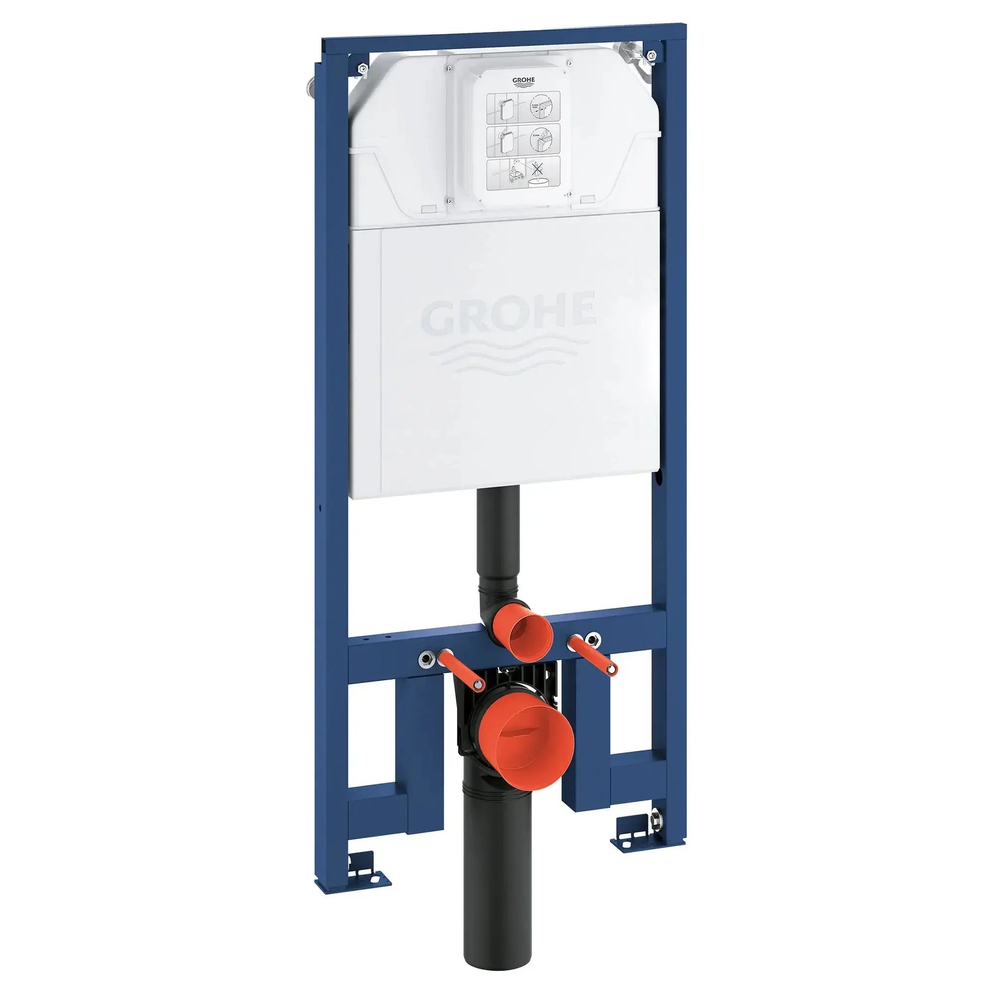 Grohe Rapid SL Slim 2” x 4” In-Wall Carrier for Toilet 39688000 - Plumbing Market