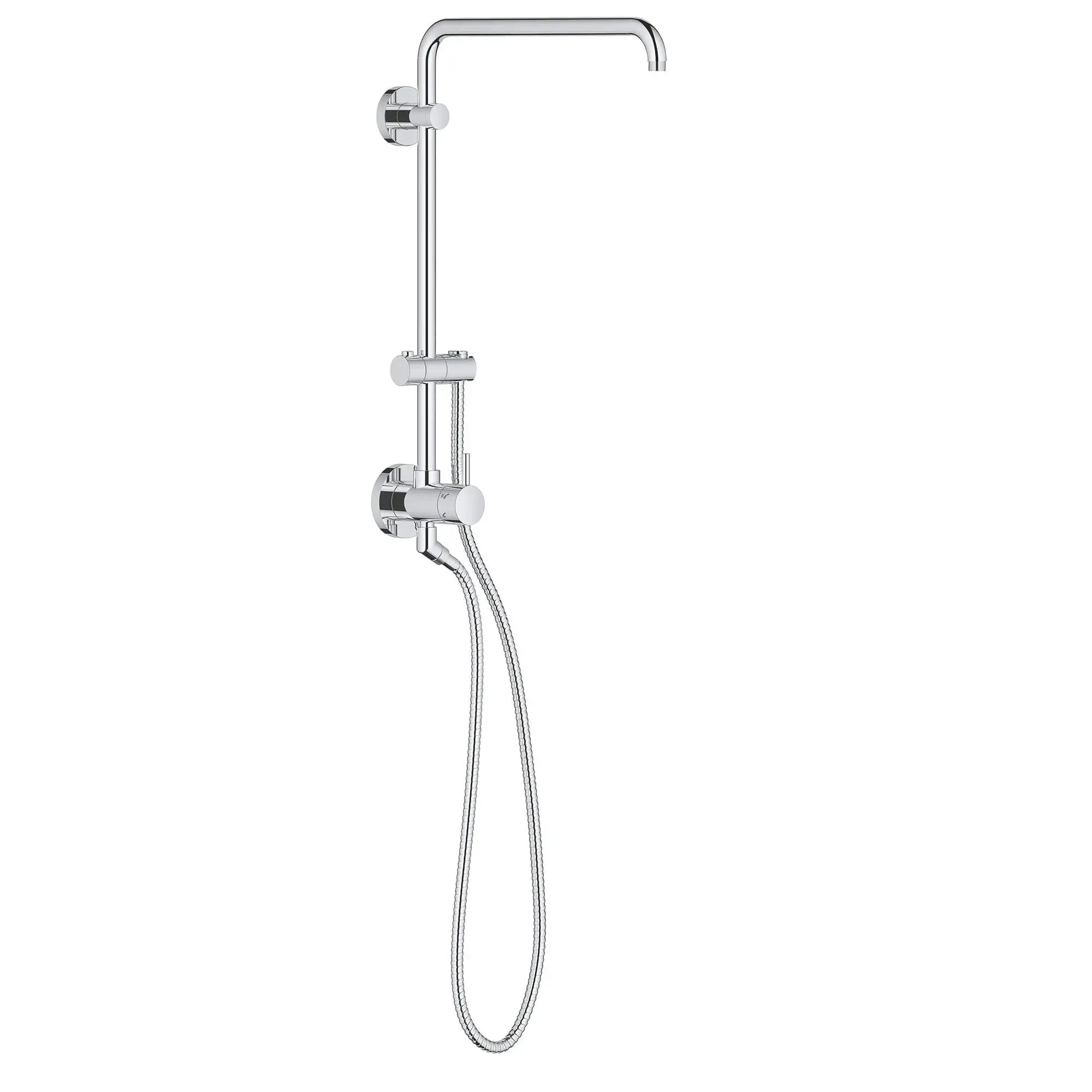 Grohe Retro-Fit 18" Shower System with Rainshower Shower Arm Chrome - Plumbing Market