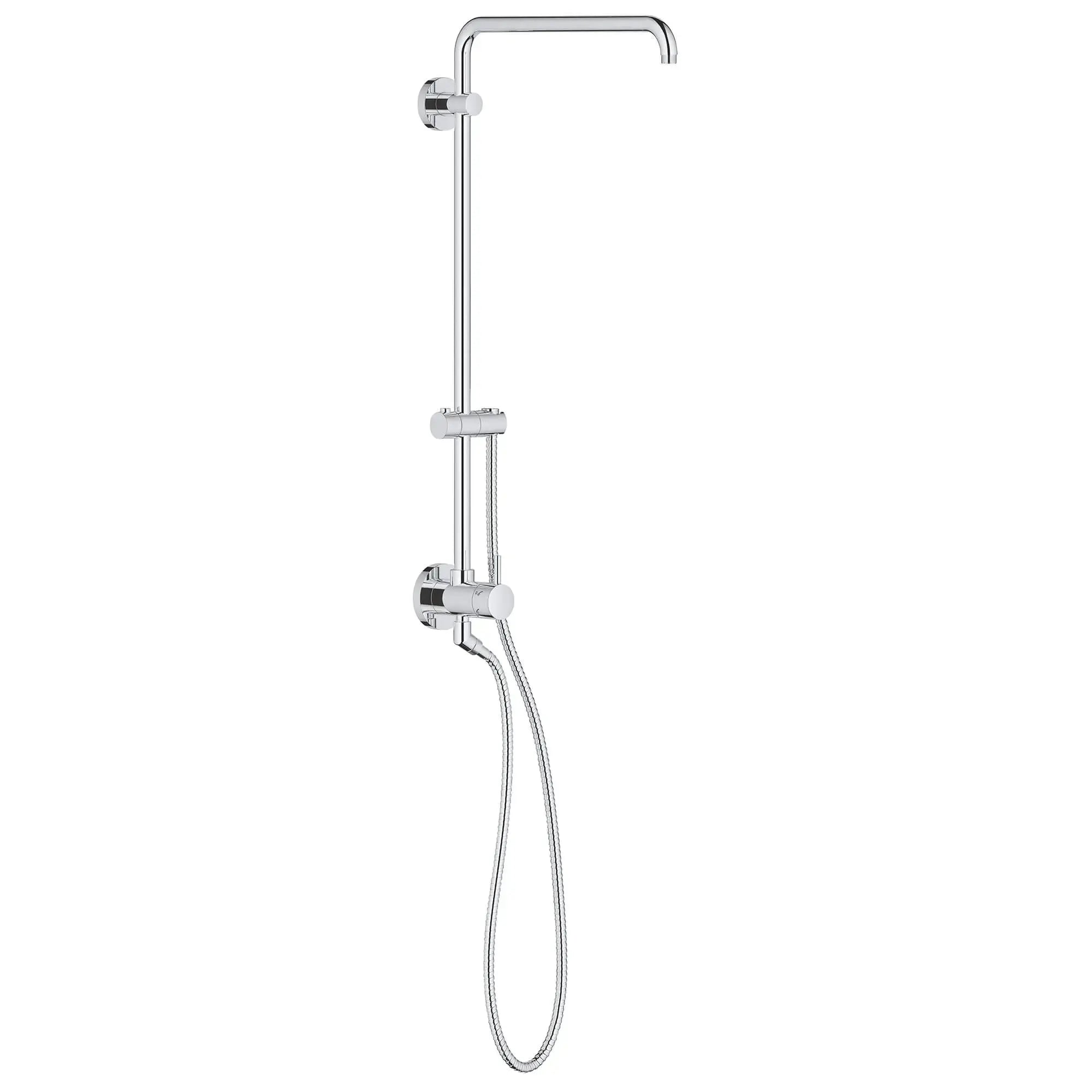 Grohe Retro-Fit 25" Shower System with Rainshower Shower Arm Chrome - Plumbing Market