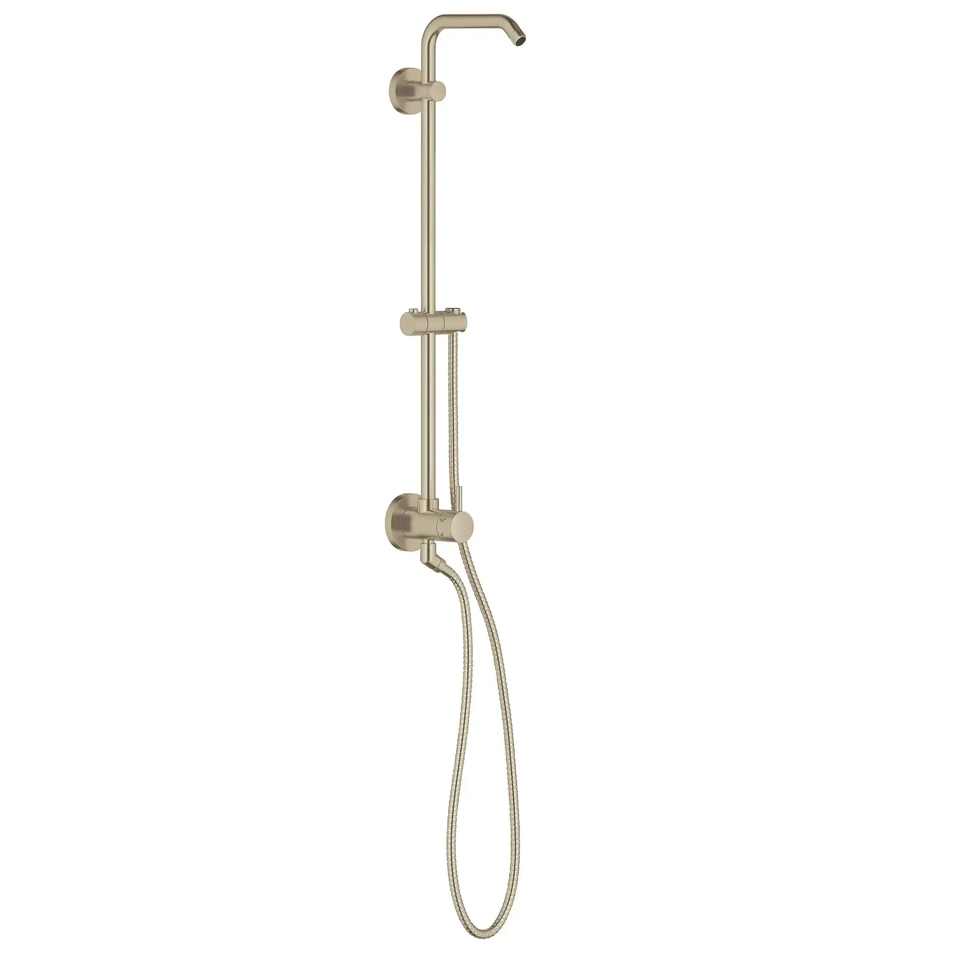 Grohe Retro-Fit 25" Shower System with Standard Shower Arm Brushed Nickel InfinityFinish - Plumbing Market
