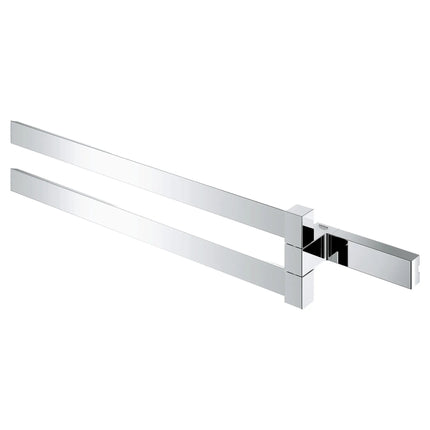 Grohe SELECTION CUBE DOUBLE TOWEL BAR  Chrome 40768000 - Plumbing Market