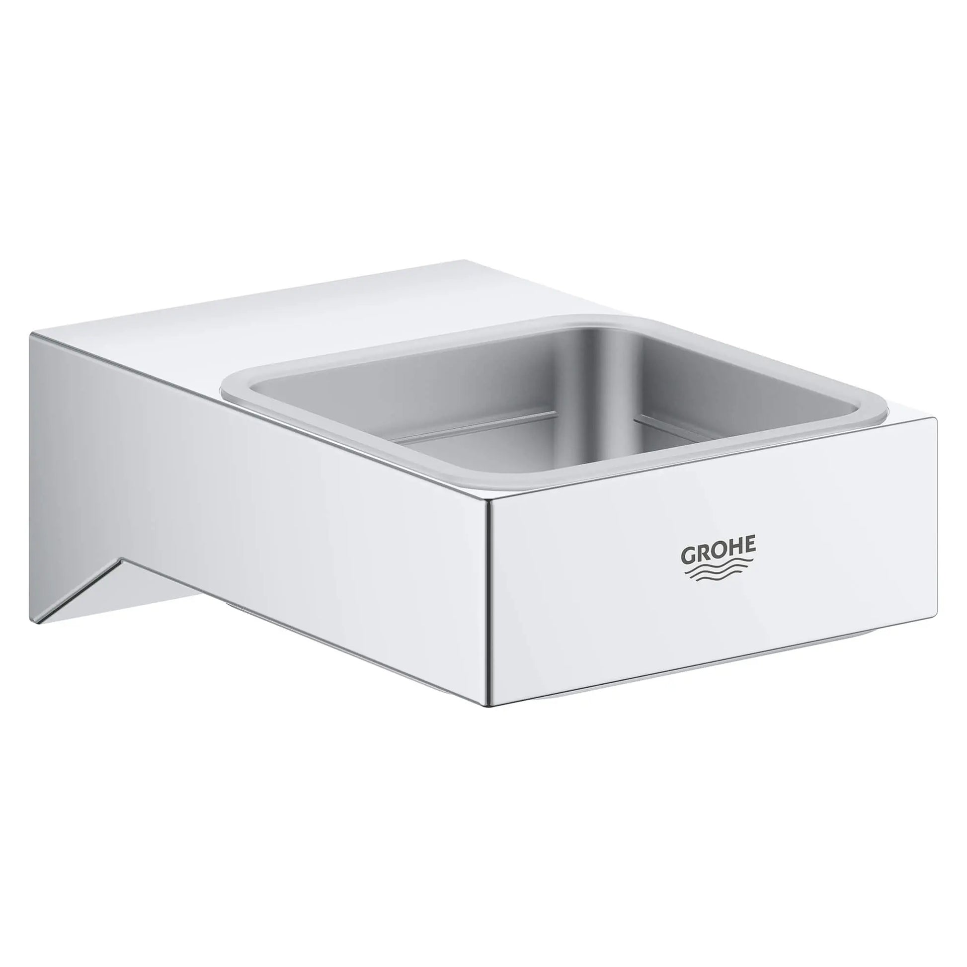 Grohe SELECTION CUBE HOLDER F.GLASS/DISH/DISP.  Chrome 40865000 - Plumbing Market