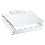 Grohe SELECTION CUBE PAPER HOLDER W/COVER  Chrome 40781000 - Plumbing Market