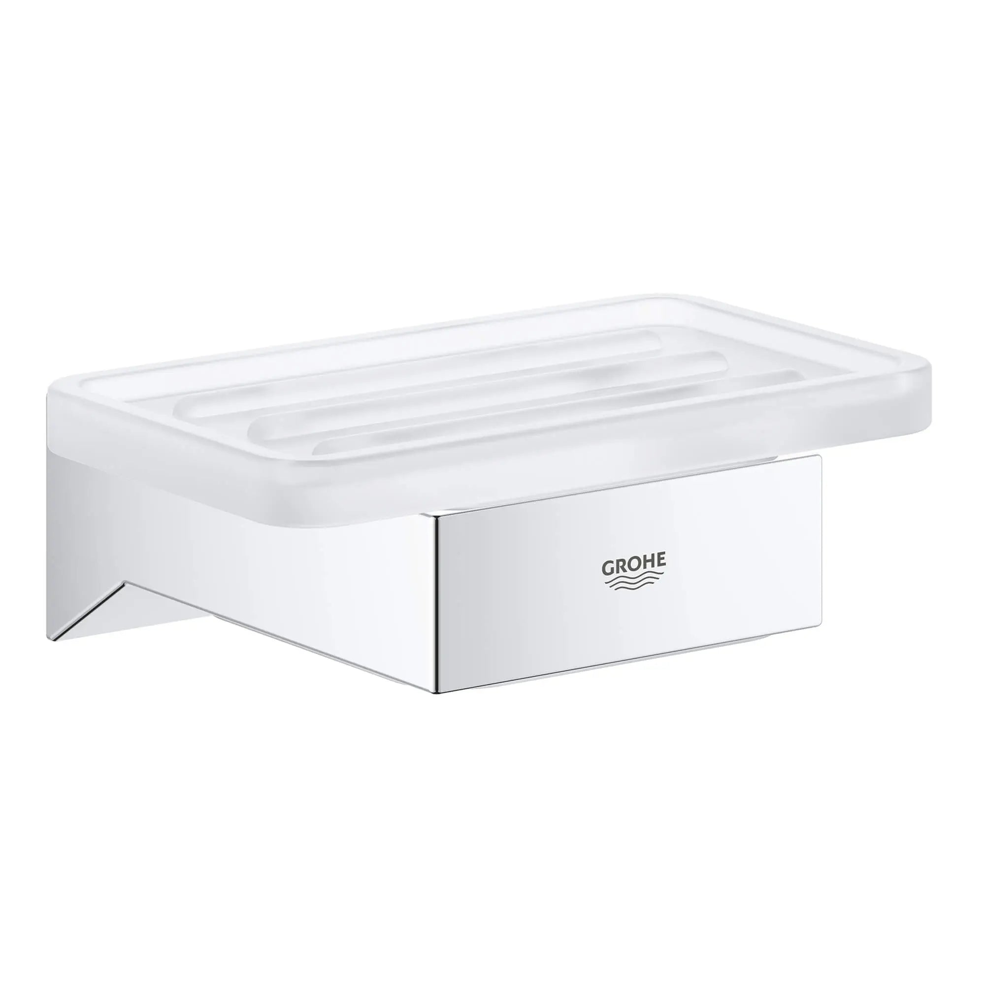 Grohe SELECTION CUBE SOAP DISH  Chrome 40806000 - Plumbing Market