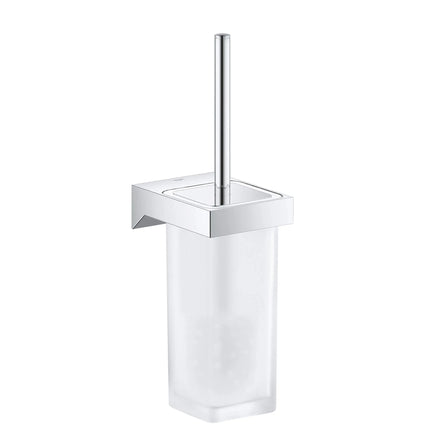 Grohe SELECTION CUBE TOILET BRUSH SET  Chrome 40857000 - Plumbing Market