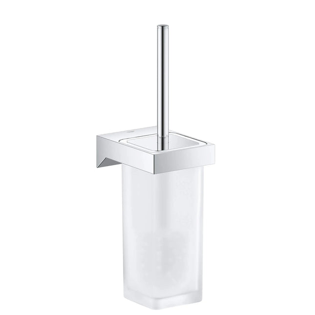 Grohe SELECTION CUBE TOILET BRUSH SET  Chrome 40857000 - Plumbing Market