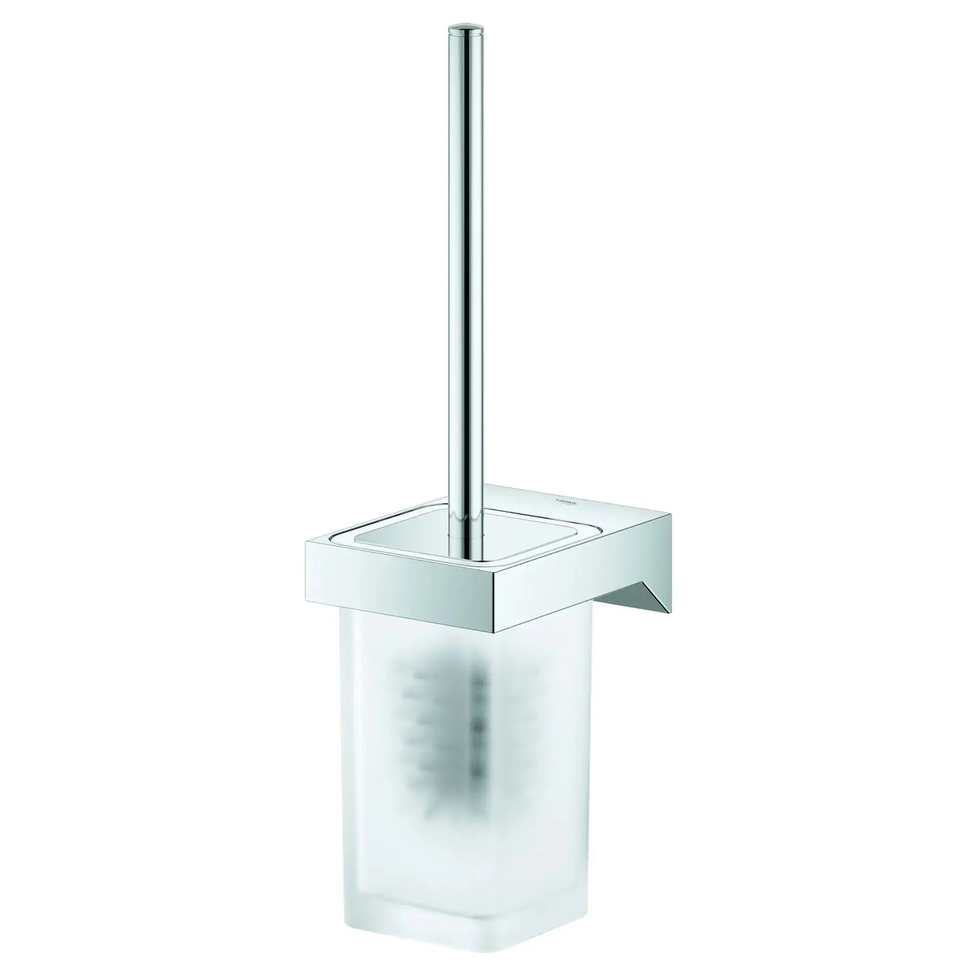 Grohe SELECTION CUBE TOILET BRUSH SET  Chrome 40857000 - Plumbing Market