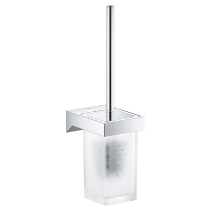 Grohe SELECTION CUBE TOILET BRUSH SET  Chrome 40857000 - Plumbing Market
