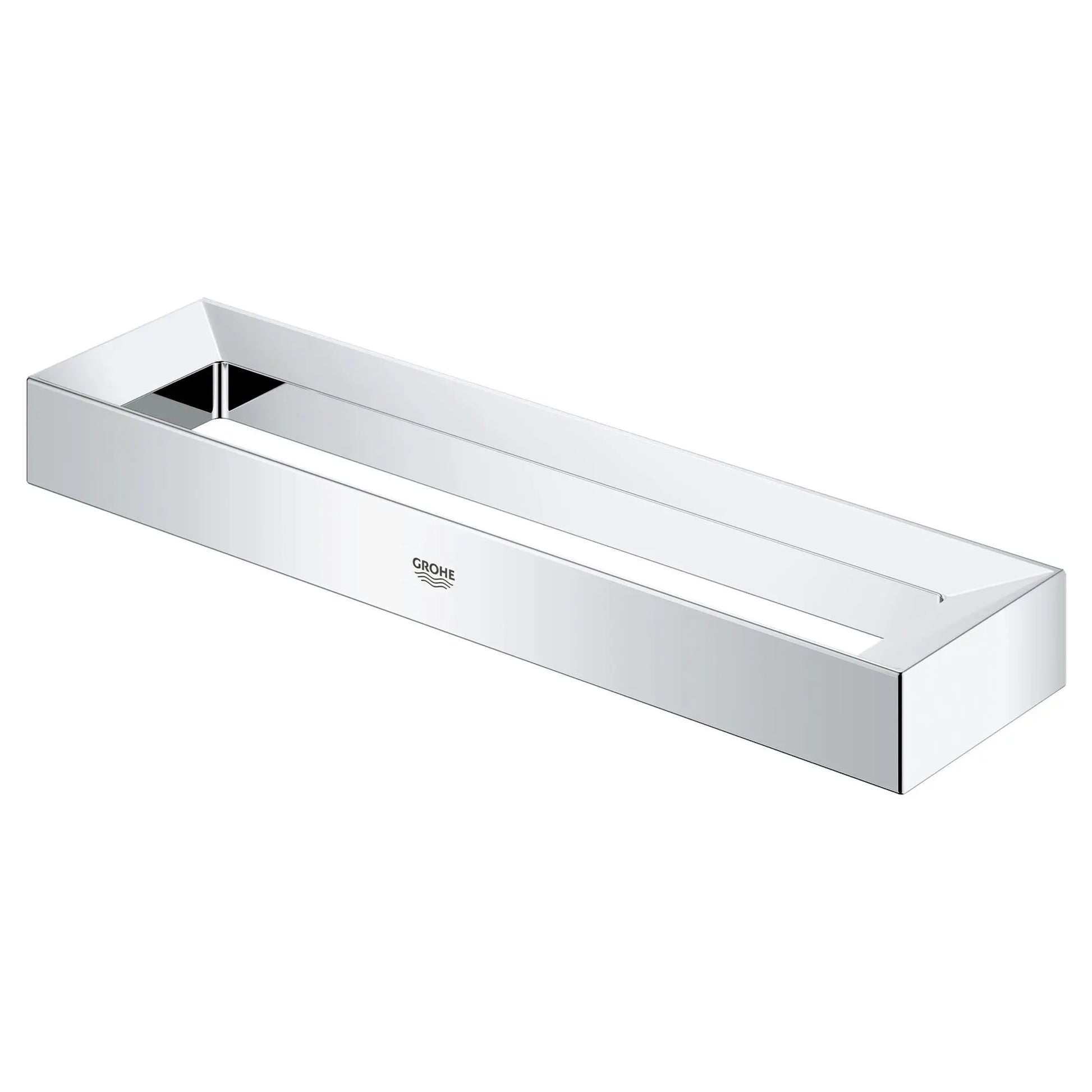 Grohe SELECTION CUBE TOWEL RING  Chrome 40766000 - Plumbing Market