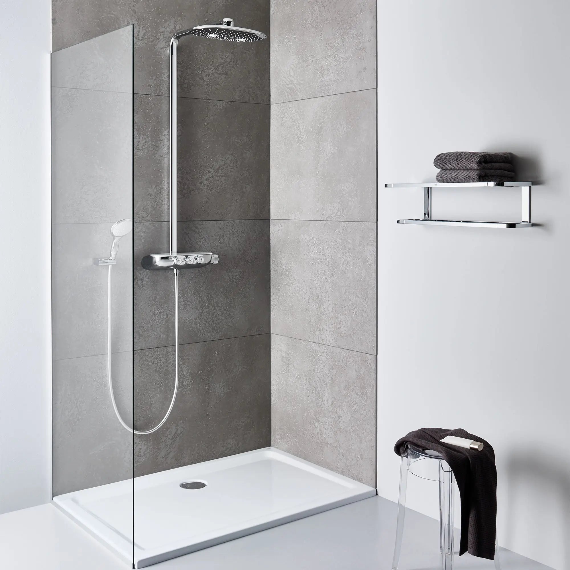 Grohe SELECTION MULTI-TOWEL RACK  Chrome 41066000 - Plumbing Market
