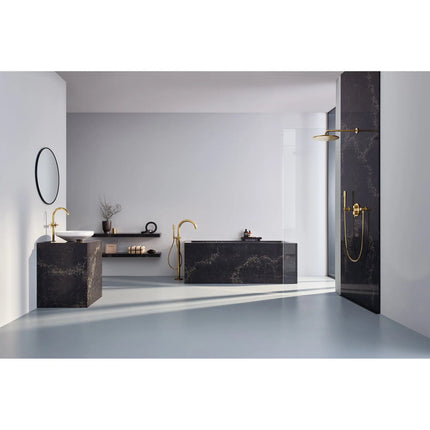 Grohe SHOWER ARM  Brushed Cool Sunrise 28540GN0 - Plumbing Market