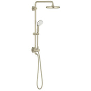 Grohe Tempesta 25" Tempesta Shower System, 6.6 L/min (1.75 gpm) Brushed Nickel InfinityFinish - Plumbing Market