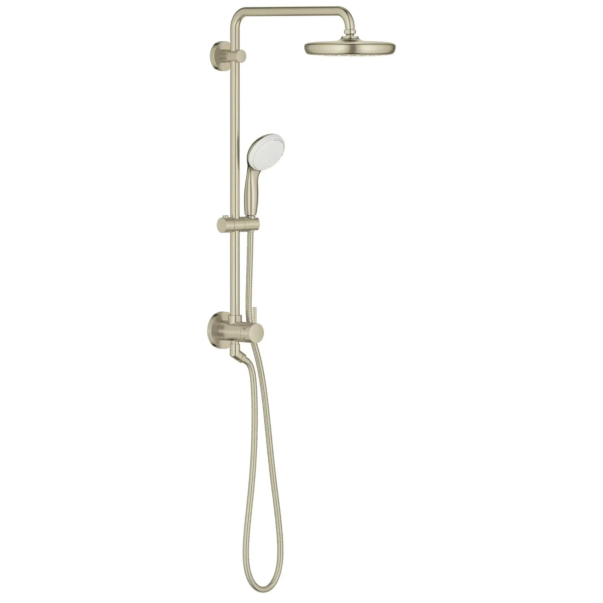Grohe Tempesta 25" Tempesta Shower System, 6.6 L/min (1.75 gpm) Brushed Nickel InfinityFinish - Plumbing Market