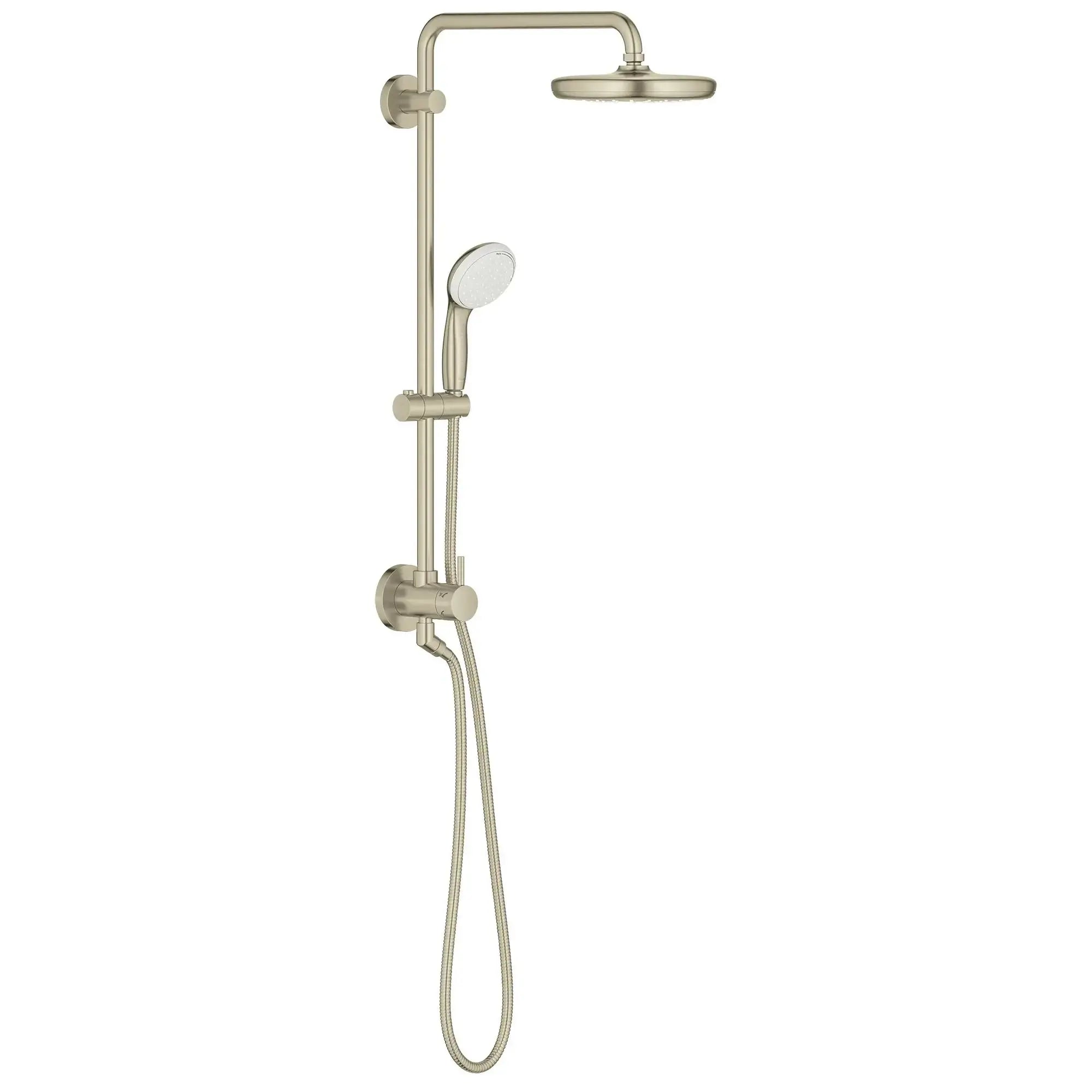Grohe Tempesta 25" Tempesta Shower System, 6.6 L/min (1.75 gpm) Brushed Nickel InfinityFinish - Plumbing Market