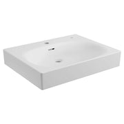 Grohe Wall Mount 24" Bathroom Sink, 1-hole White - Plumbing Market