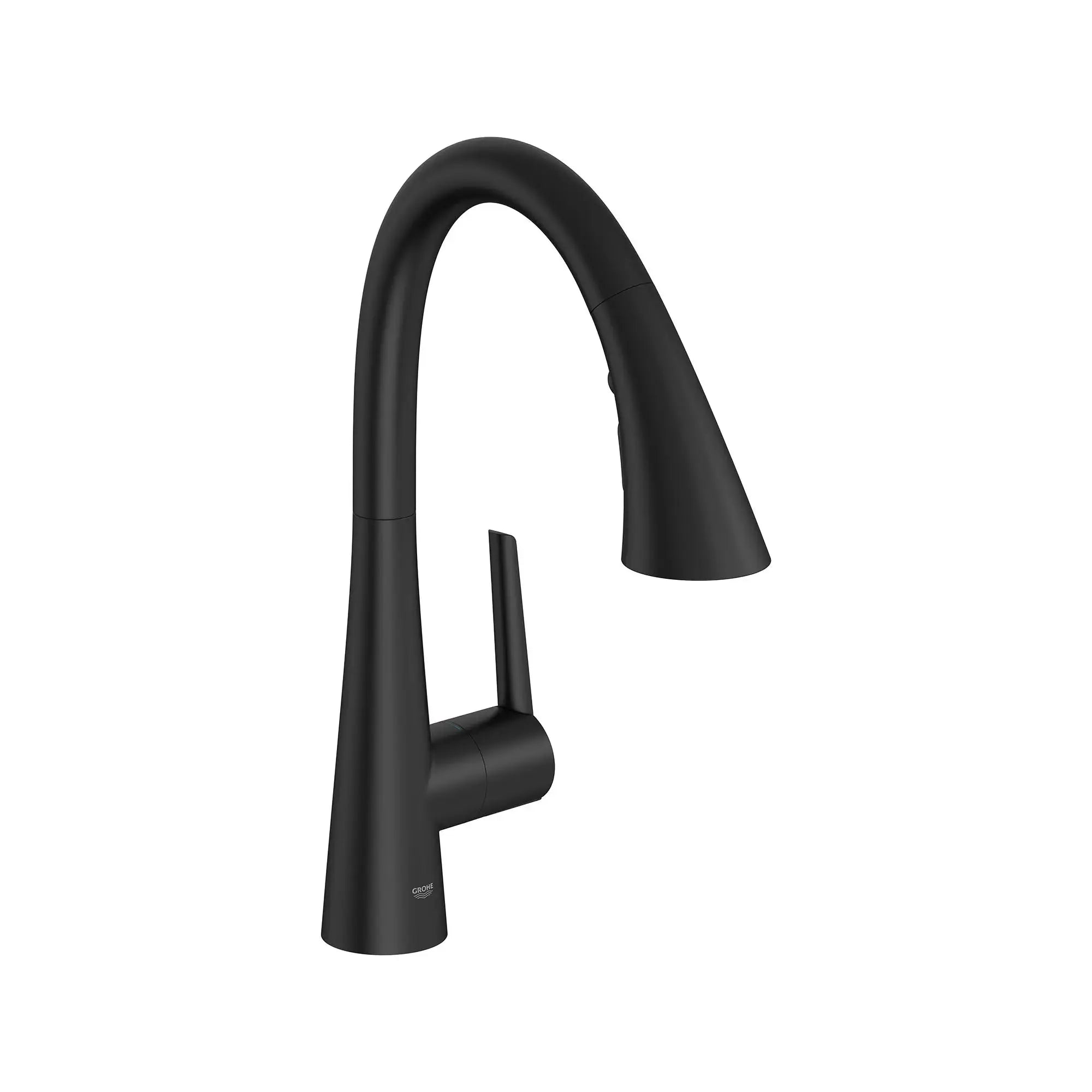 Grohe ZEDRA SNGL HDL PREP SINK C-SP HIGH Matte Black 303682432 - Plumbing Market