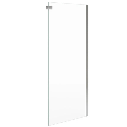 Halo Pro 48 x 32 x 78 3/4 in. 8mm Sliding Shower Door for Corner Installation with Clear glass in Chrome - Plumbing Market