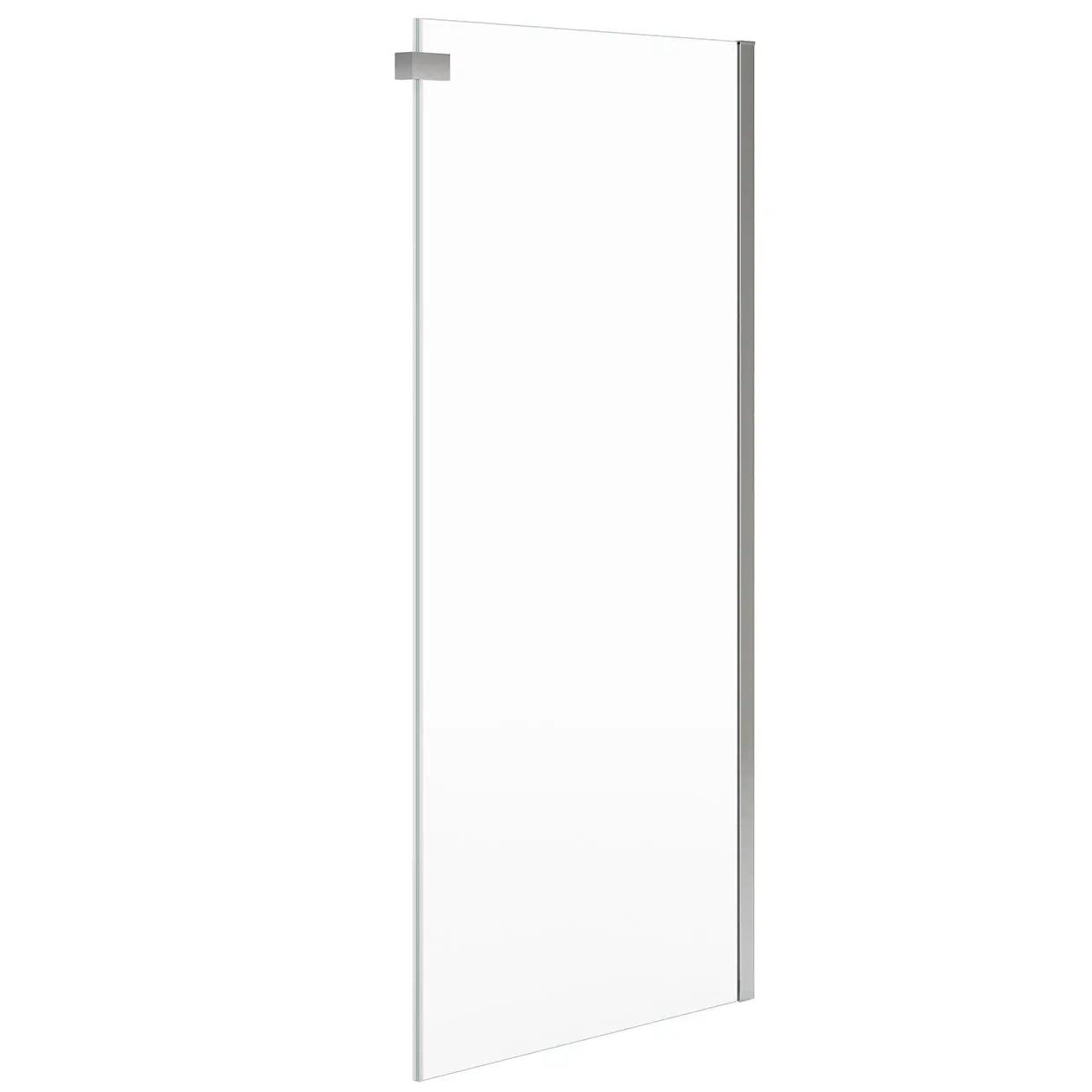 Halo Pro 48 x 36 x 78 3/4 in. 8mm Sliding Shower Door with Towel Bar for Corner Installation with Clear glass in Chrome - Plumbing Market