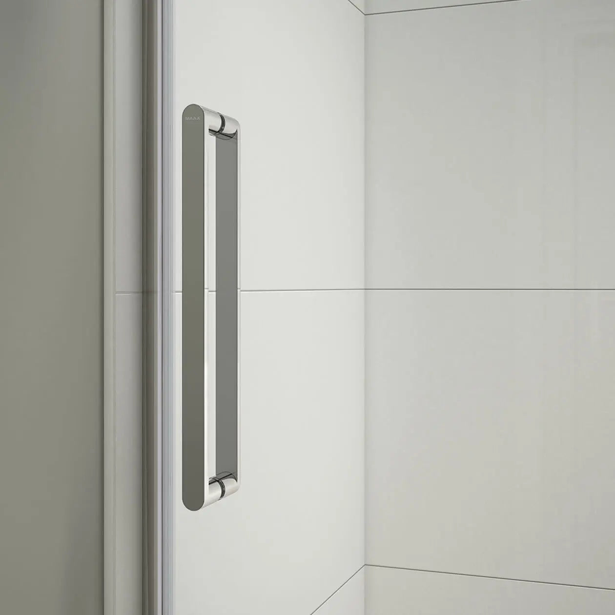 Halo Pro 60 x 36 x 78 3/4 in. 8mm Sliding Shower Door for Corner Installation with Clear glass in Chrome - Plumbing Market