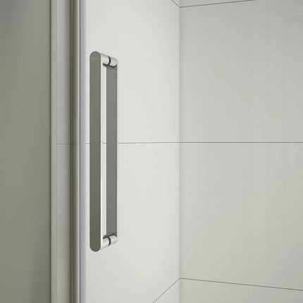 Halo Pro GS 44 ½-47 x 78 ¾ in. 8mm Sliding Shower Door for Alcove Installation with GlassShield® glass in Chrome - Plumbing Market
