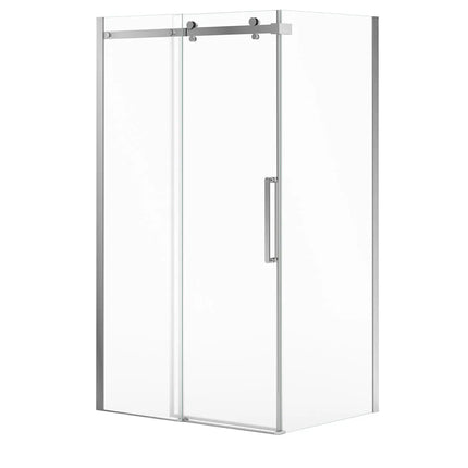 Halo Pro GS Return Panel for 32 in. Base with GlassShield® glass in Chrome - Plumbing Market