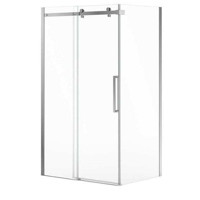Halo Pro GS Return Panel for 32 in. Base with GlassShield® glass in Chrome - Plumbing Market