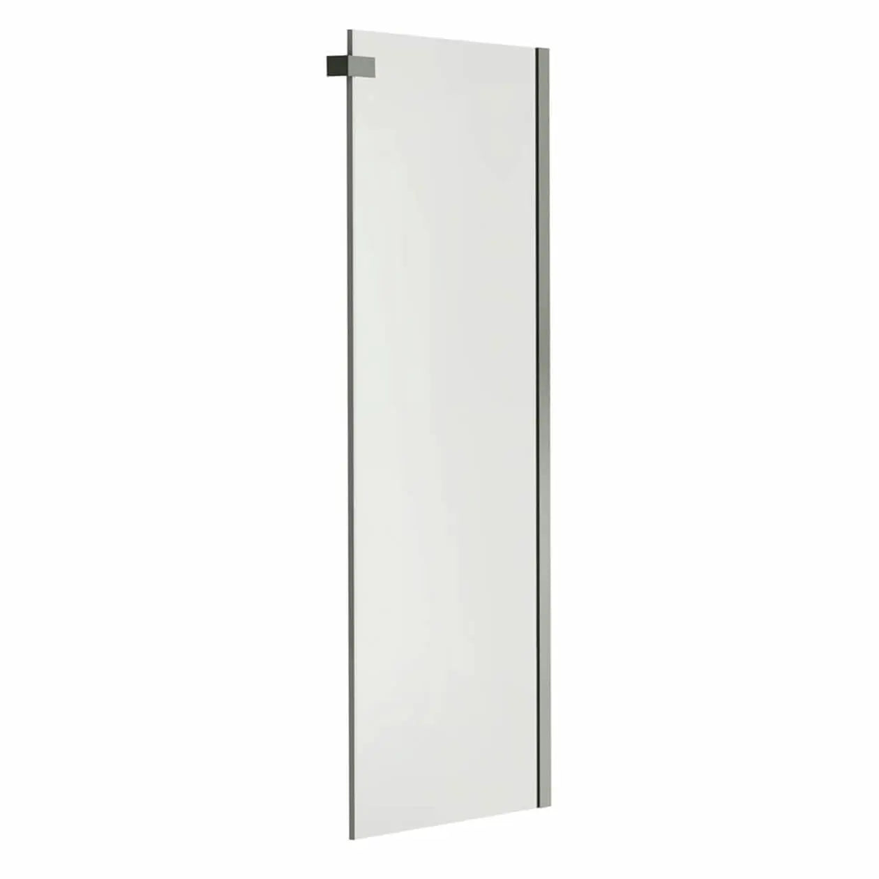 Halo Return Panel for 30 in. Base with Clear glass in Chrome - Plumbing Market