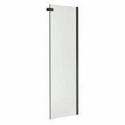 Halo Return Panel for 30 in. Base with Clear glass in Dark Bronze - Plumbing Market