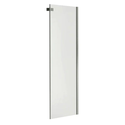 Halo Return Panel for 34 in. Base with Clear glass in Chrome - Plumbing Market