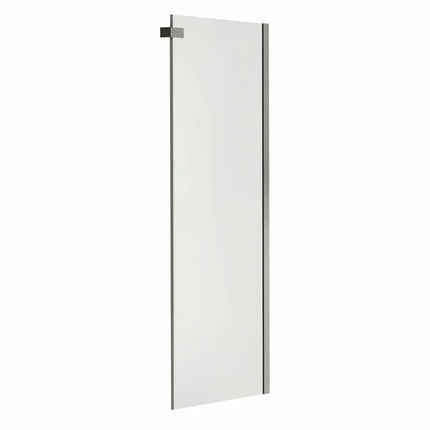 Halo Return Panel for 34 in. Base with Clear glass in Chrome - Plumbing Market