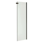 Halo Return Panel for 34 in. Base with Clear glass in Dark Bronze - Plumbing Market