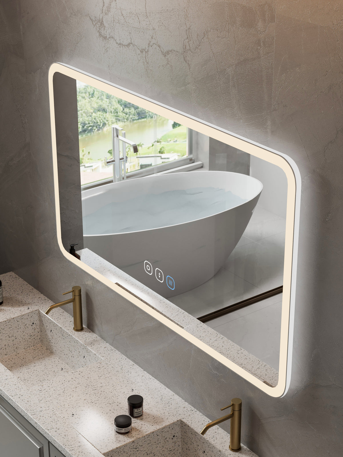 Ecoway Halo LED Mirror M1003 — Plumbing Market Canada