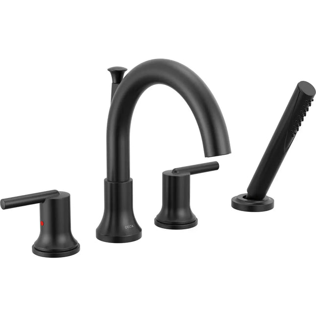 Delta Roman Tub W/ Hand Shower Trim Shower 2L T4759-BL - Plumbing Market