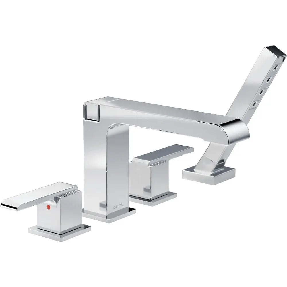 Delta Roman Tub W/ Hand Shower Trim T4767 - Plumbing Market