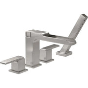 Delta Delta Ara Roman Tub Trim W/Handshower - Channel Tub Spout T4768-SS - Plumbing Market