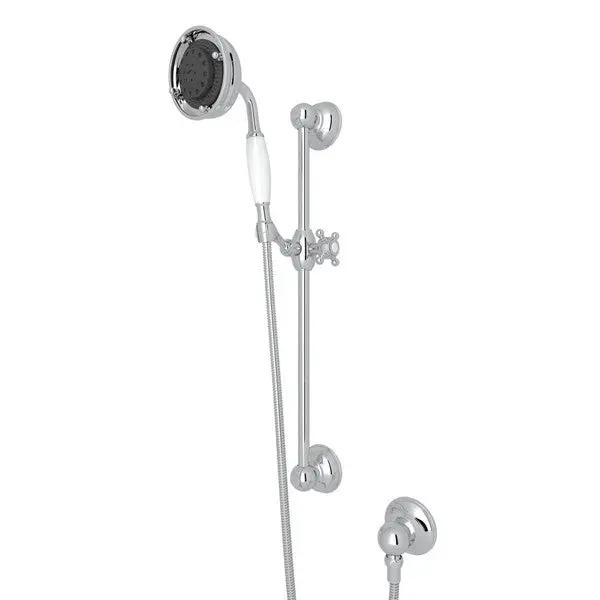 Handshower Set With 22" Slide Bar and 3-Function Handshower - Plumbing Market